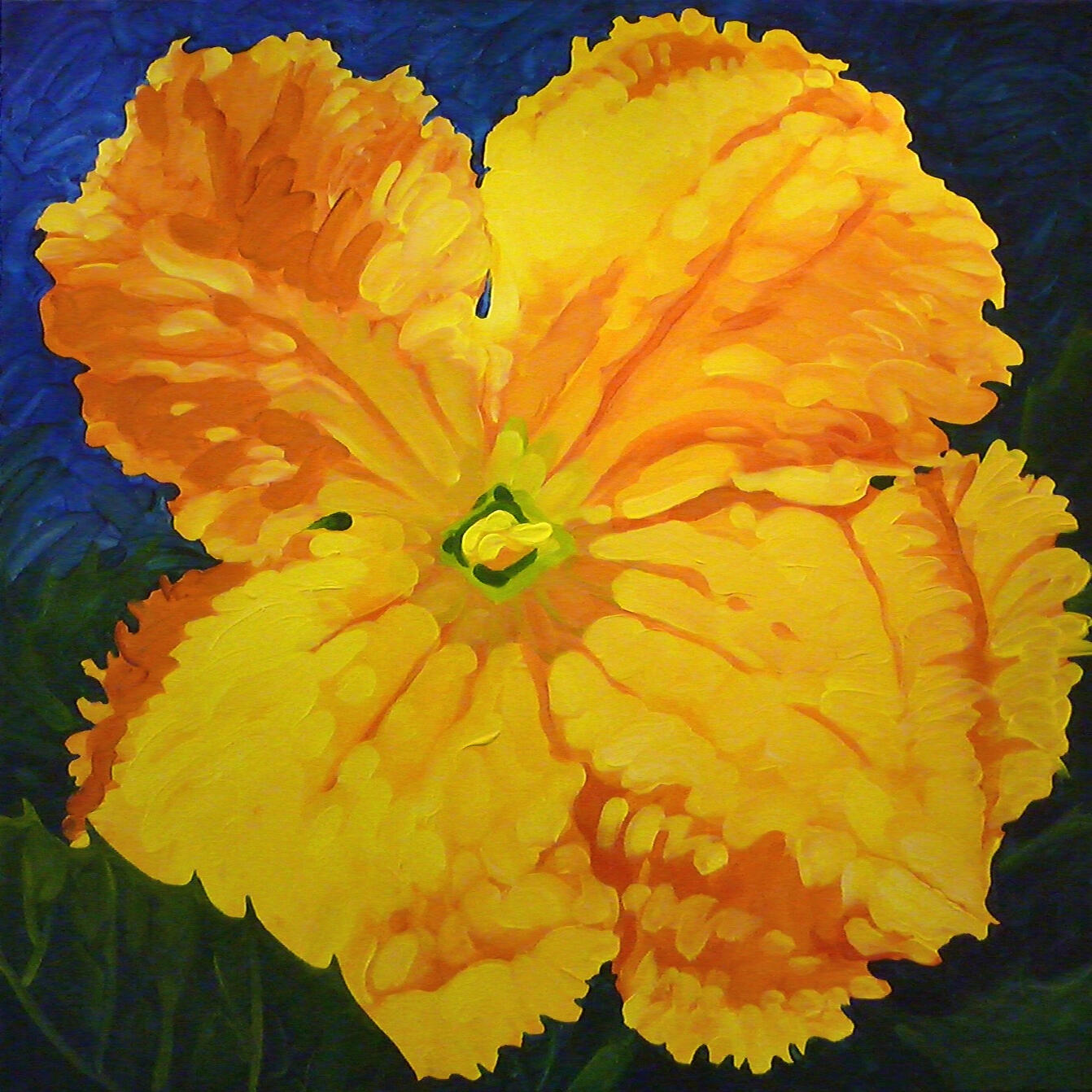 Squash Punch 36 x 36 Acrylic