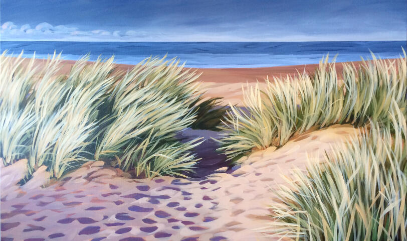 Welcoming Wind 60 x 36 Acrylic