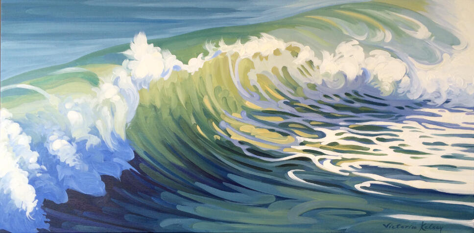 The Last Wave 60 x 30 Acrylic