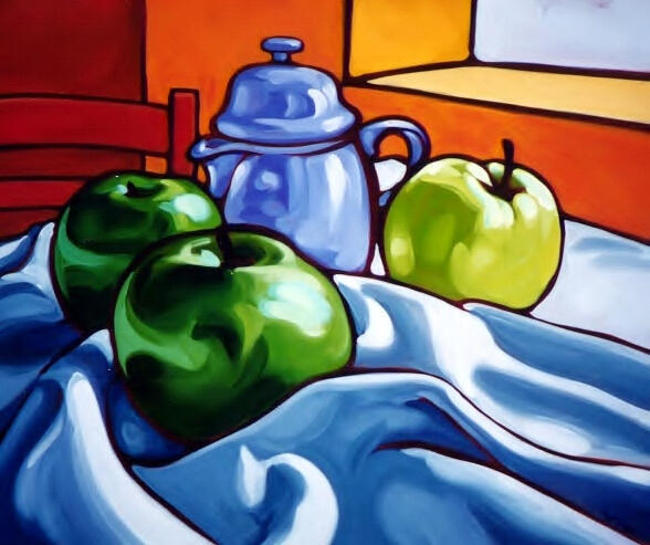 Blue Jug 30 x 24 Acrylic